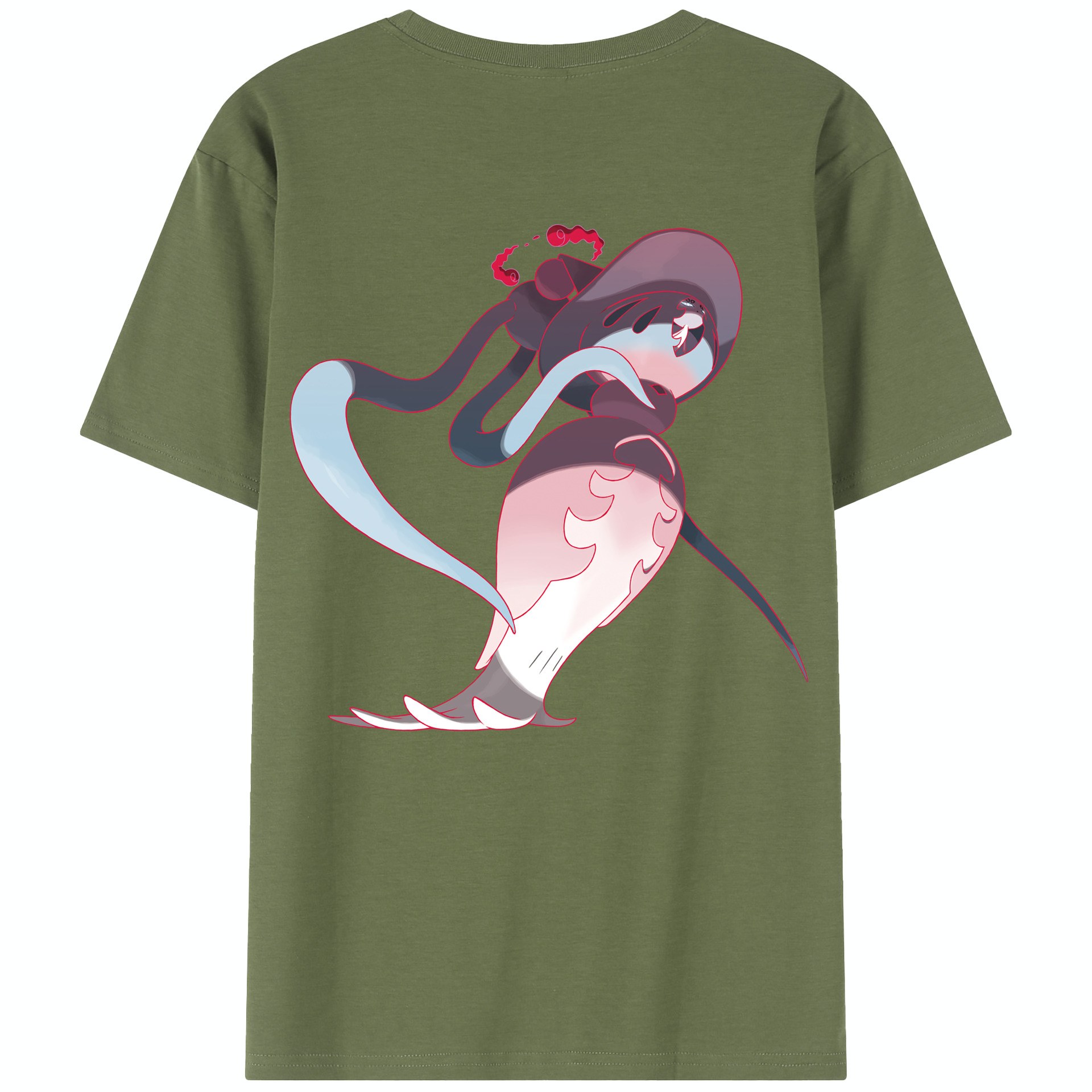 （画像用） ポケットモンスター Pokémon 綿100％半袖Tシャツ（背面プリント）